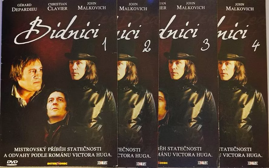 4DVD Bídníci 1-4 komplet