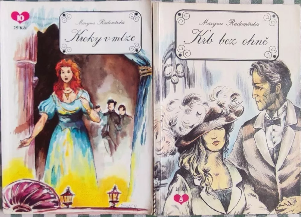 2X Maryna Radoměrská Krb bez ohně+Kroky v mlze