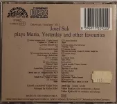CD Josef Suk, Václav Hybš Orchestra – Josef Suk Plays Maria yesterday