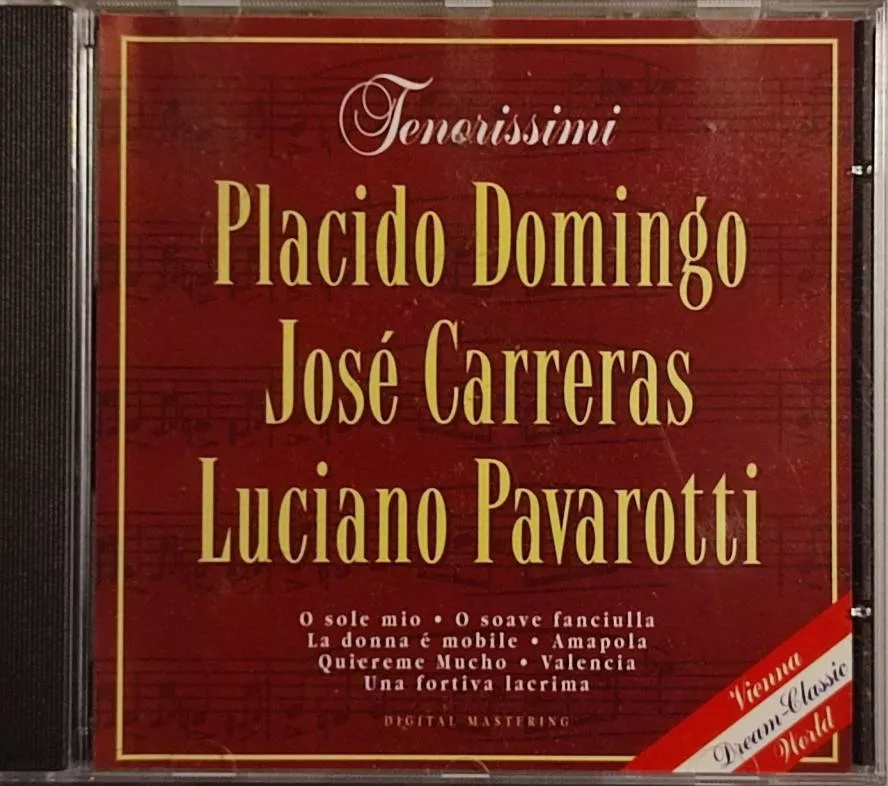 CD Tenorissimi Mondiale 1994 Domingo,Carreras,Pavarotti