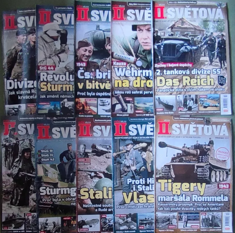 10X II.Světová válka komplet ročník 2018