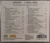 2CD Honey - I Miss You (The Greatest Sentimental Songs)