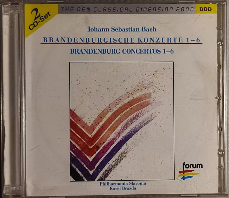 2CD Johann Sebastian Bach Brandenburgische konzerte 1-6