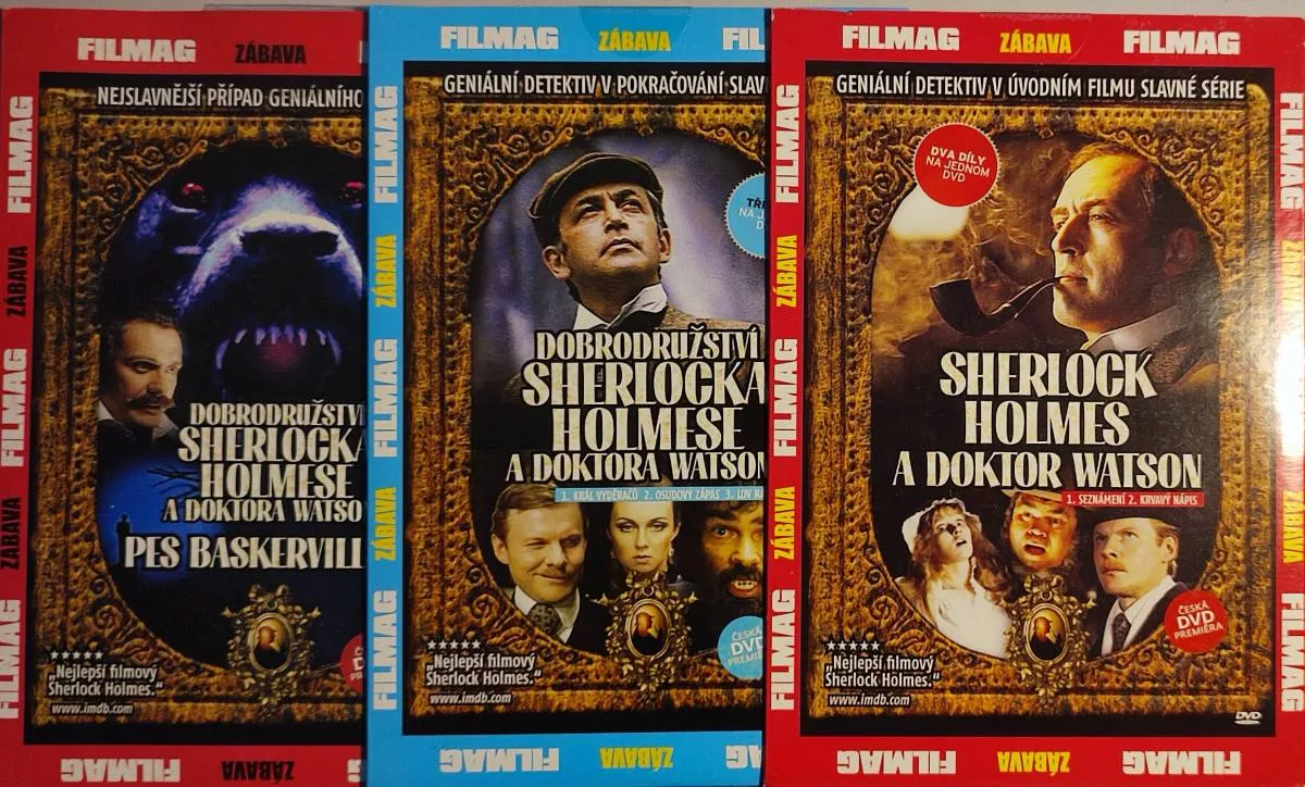 3DVD Sherlock Holmes a doktor Watson