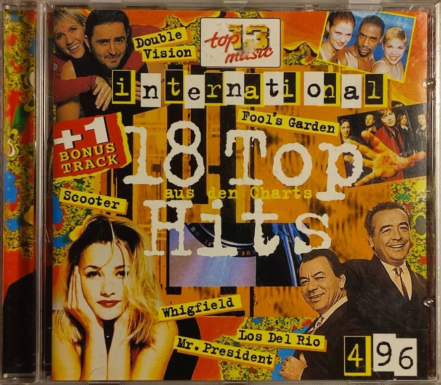 CD 18 TOP HITS aus der Charts 4/96