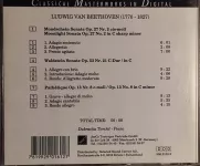 CD Ludwig van Neethoven The famous piano sonatas