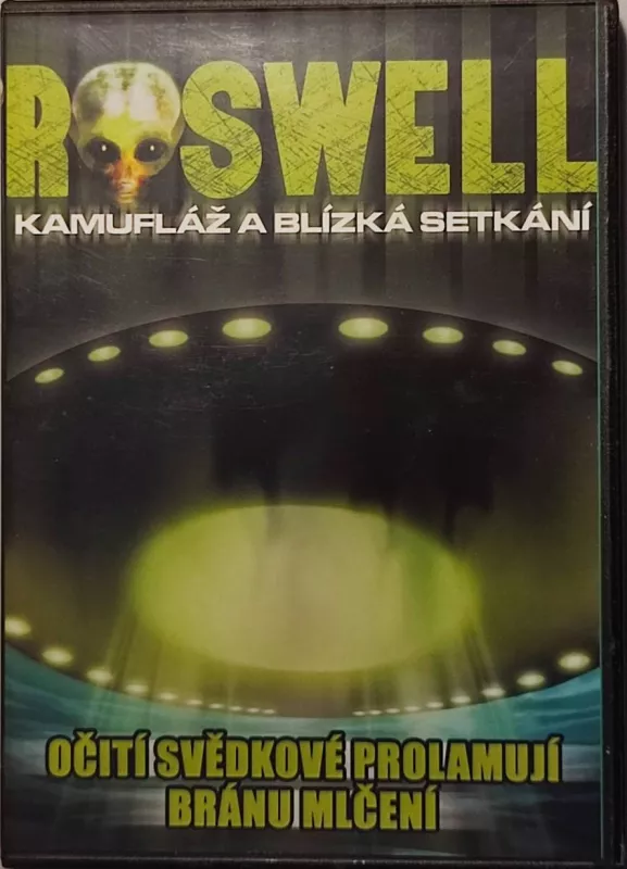 DVD Roswell -kamufláž a blízká setkání