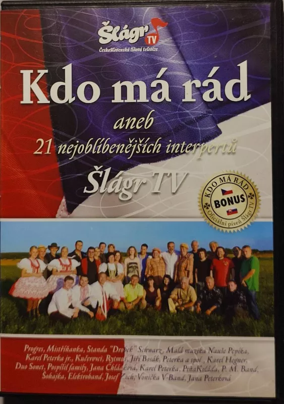 DVD Šlágr TV - Kdo má rád aneb 21 nejoblíbenějších interpretů