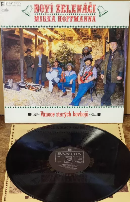 LP Noví Zelenáči Mirka Hoffmanna Vánoce Starých Kovbojů EX+/EX+