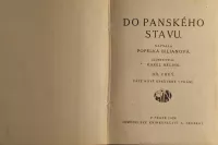Popelka Biliánová Do panského stavu 1.díl.1920