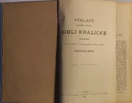 Výklady biblí Kralické Díl.I. 1885