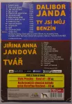 2CD DaliboJanda Ty jsi můj benzín/Jiřina Anna Jandvá Tvář