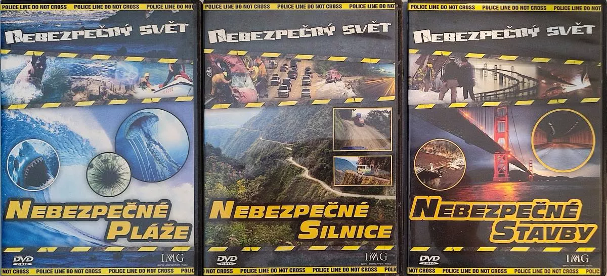 3DVD Nebezpečný svět Nebezpečné Pláže/Stavby/Silnice
