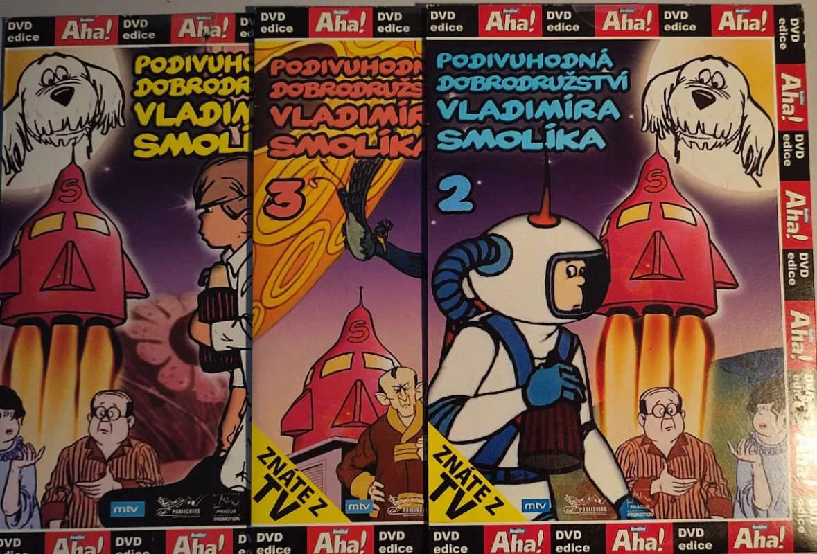 3DVD Podivuhodná dobrodružství Vladimíra Smolíka 1+2+3díl