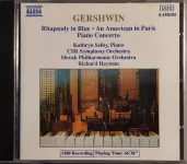 CD Gershwin Rhapsody in Blue / Piano Concerto / An American in Paris