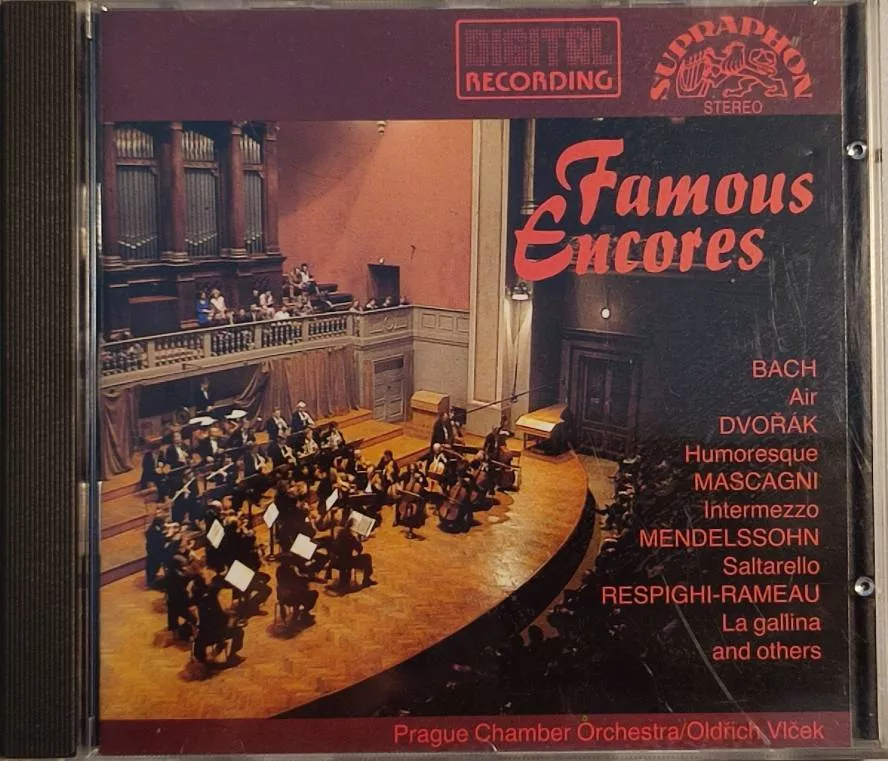 CD Prague Chamber Orchestra / Oldřich Vlček – Famous Encores