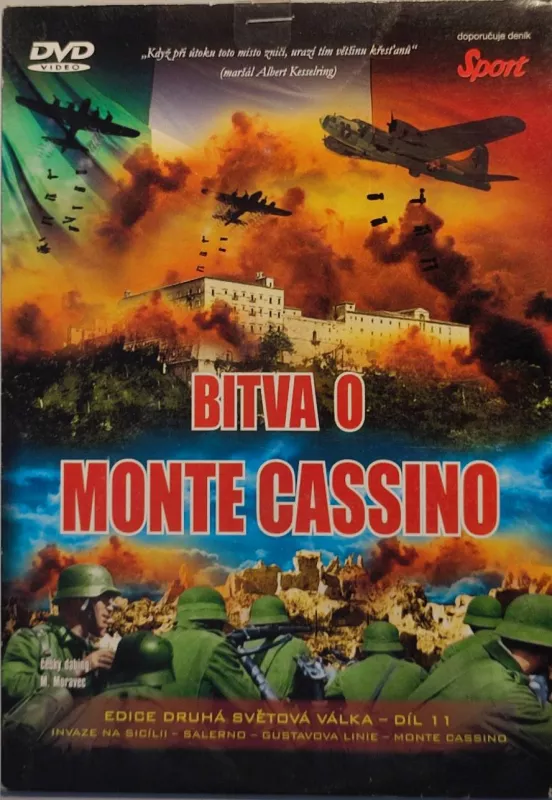 DVD Bitva o Monte Cassino