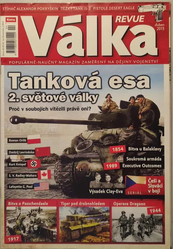 VÁLKA revue duben 2013 tanková esa 2.světové války