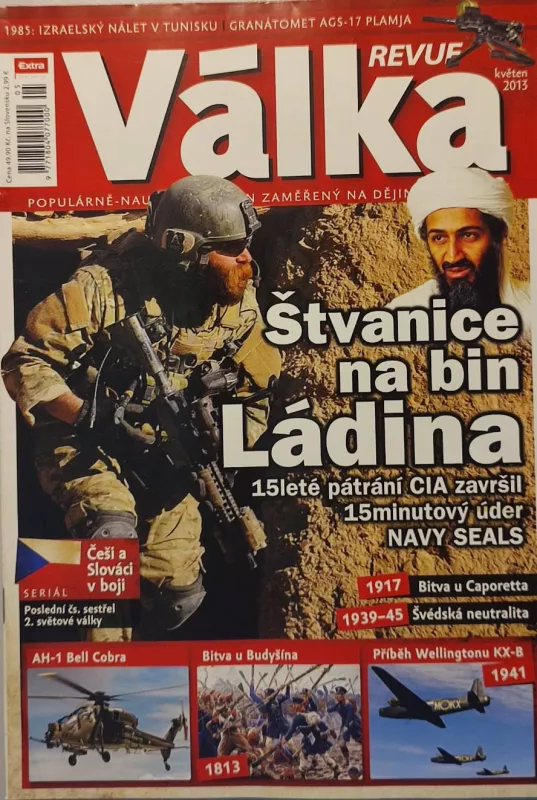 VÁLKA revue květen 2013 štvanice na Bin Ládina