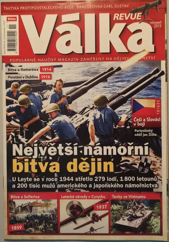 VÁLKA revue listopad 2013 největší námořní bitva dějin