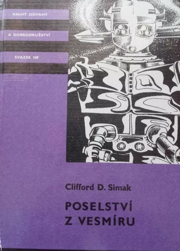 Clifford D. Simak Poselství z vesmíru KOD 189 ilustrace Teodor Rotrekl