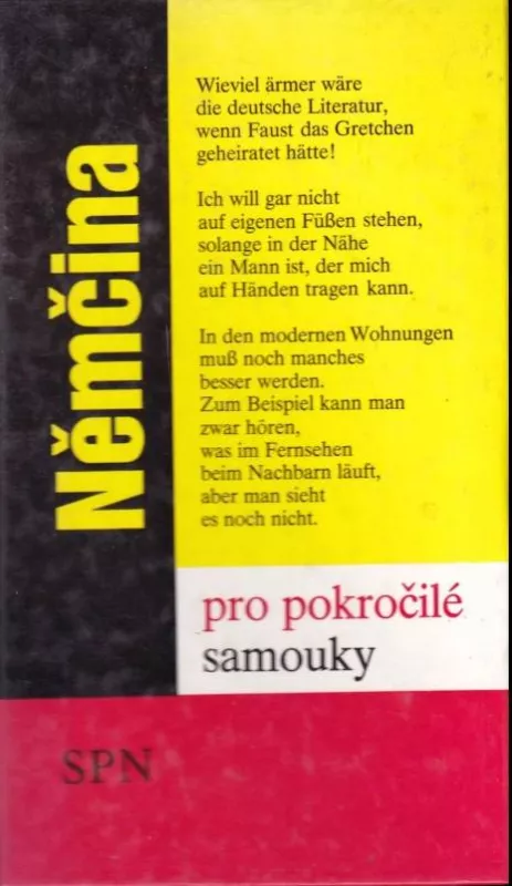 Němčina pro pokročilé samouky + Klíč slovníčky