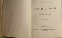 Vítězslav Šmejc: Tygr jede k moři 1946 ilustrace Jiří Trnka