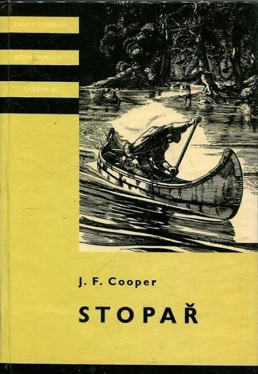 James Fenimore Cooper Stopař ilustrace Jaromír Vraštil KOD 68