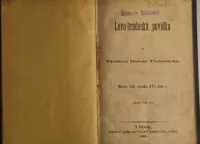 Václav Beneš Třebízský Levo-hradecká povídka 1882