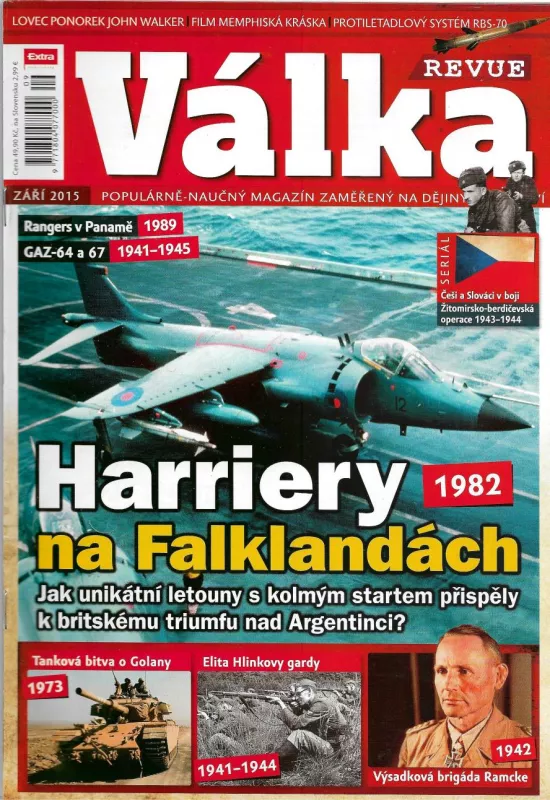 VÁLKA revue 2015 Harriery na Falklandách