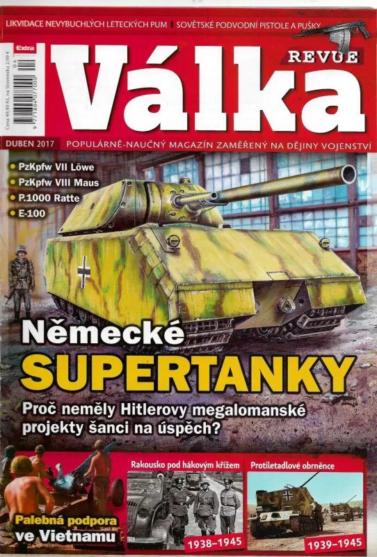 VÁLKA revue 2017 Německé supertanky
