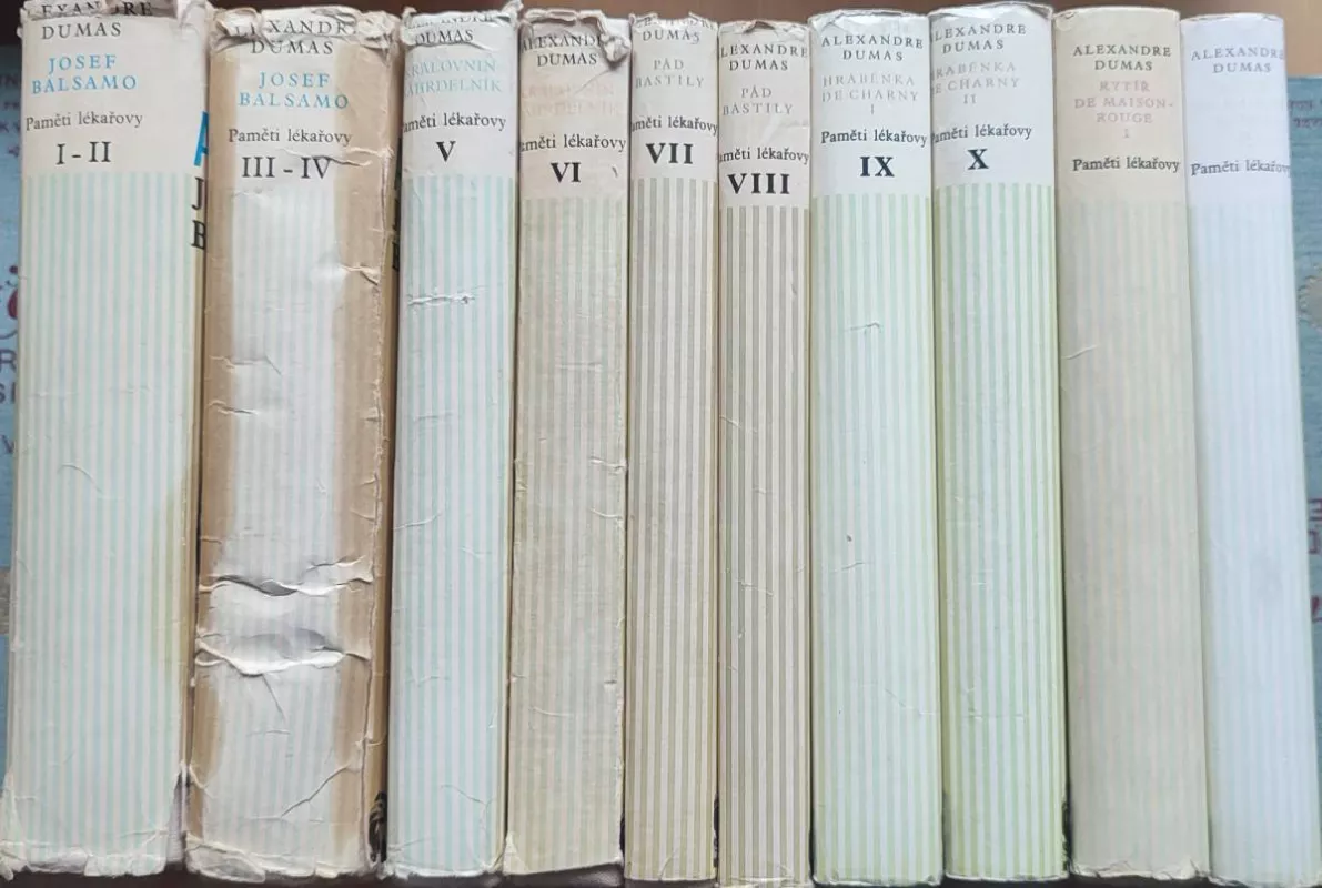 10X Alexandr Dumas Paměti lékařovi