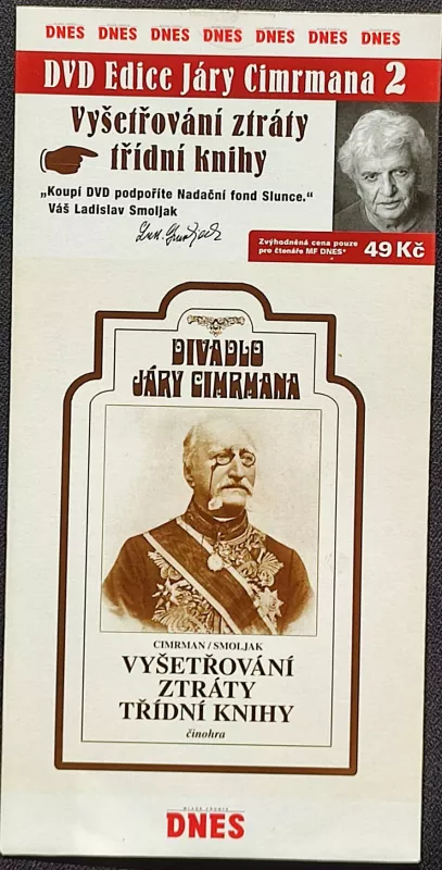 DVD Divadlo Járy Cimrmana: Vyšetřování ztráty třídní knihy