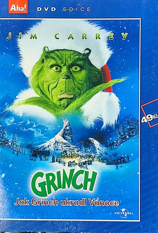 DVD Grinch - jak Grinch ukradl Vánoce (Jim Carrey)
