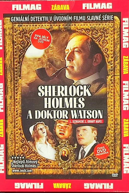 DVD Sherlock Holmes a doktor Watson (Seznámení+Krvavý nápis)