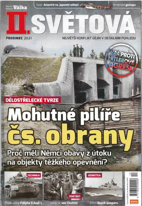 II.Světová válka prosinec 2021 Moutné pilíře ČS.obrany