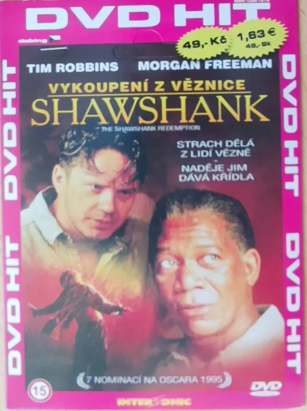 DVD Vykoupení z věznice Shawshank (Morgan Freeman)