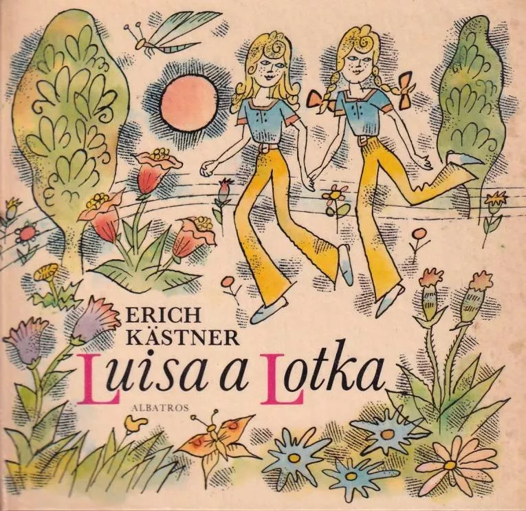 Erich Kästner Luisa a Lotka ilustrace Josef Žemlička