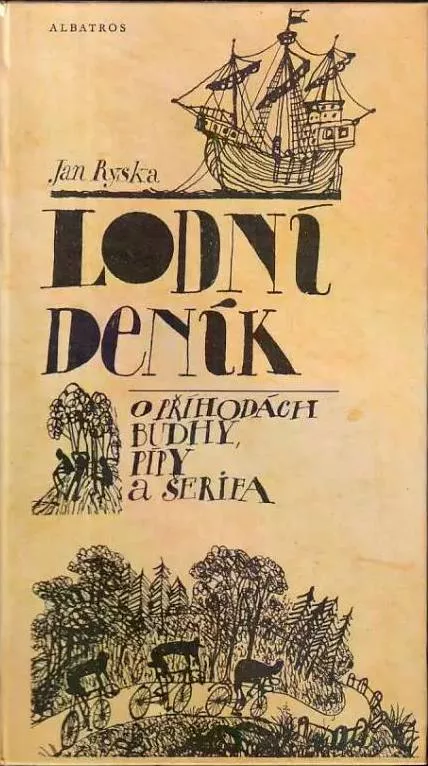 Jan Ryska Lodní deník ilustrace Václav Kabát
