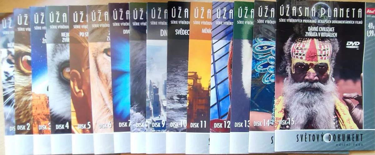 15DVD Úžasná planeta 1-15