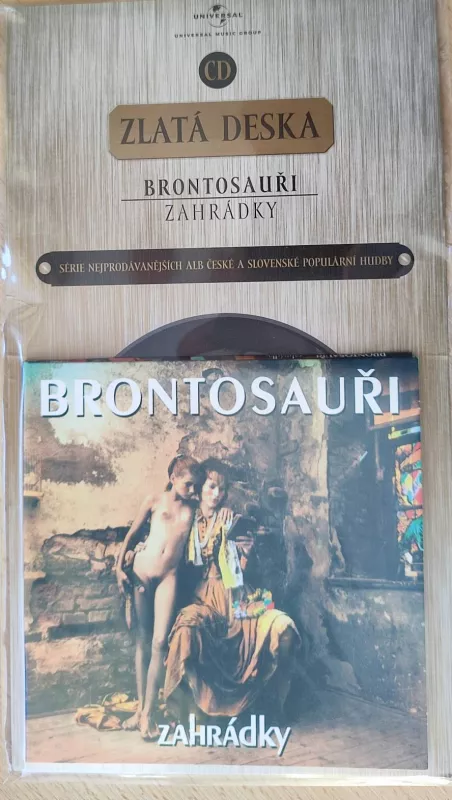 CD Brontosauři - Zahrádky edice zlatá deska