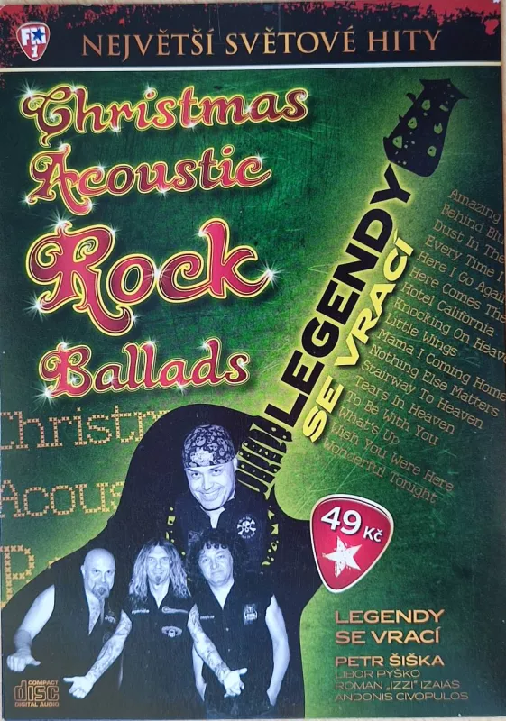 CD Christmas acoustic rock ballads