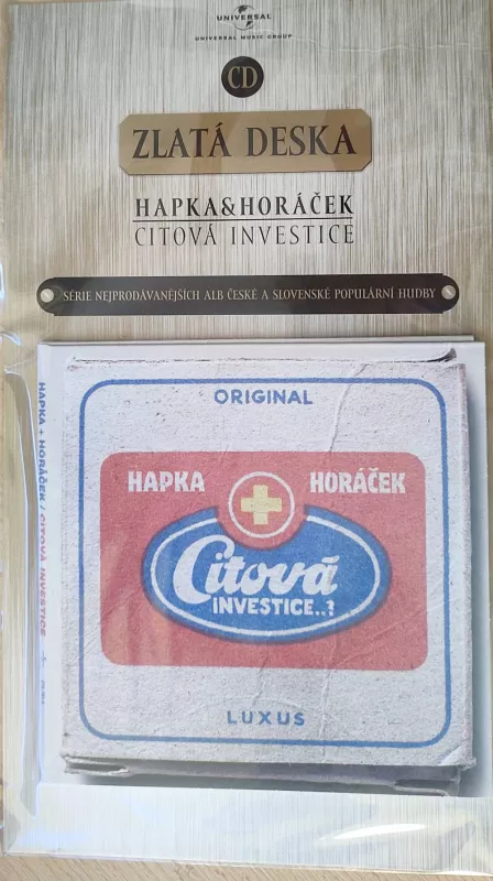 CD Hapka & Horáček - Citová Investice..? edice zlatá deska