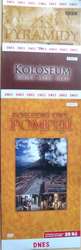 3DVD Pompeje/Koloseum/Pyramidy