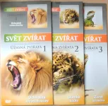 3DVD Svět zvířat-úžasná zvířata 1+2+3 díl