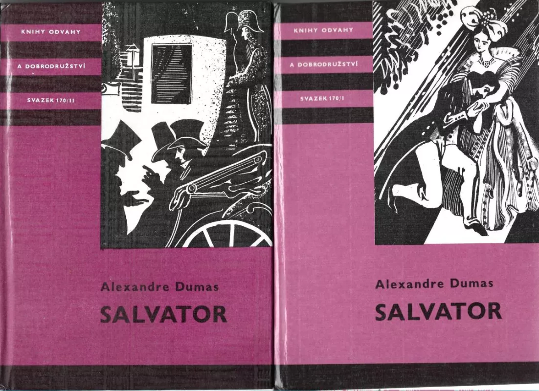 Alexandre Dumas Salvator I.+ II. díl il. Michal Kudělka KOD 170/I /II