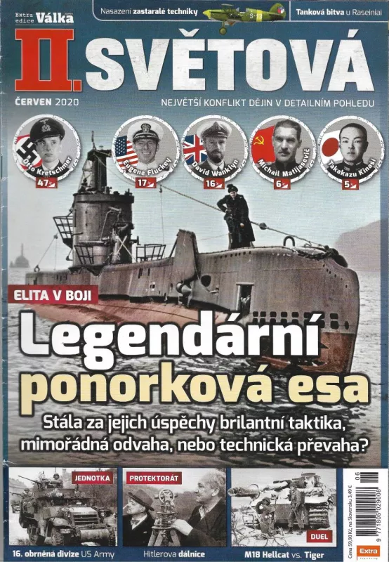 II.Světová válka 2020 Legendární ponorková esa