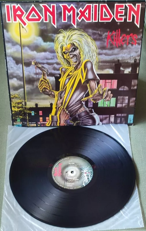 LP IRON Maiden-Iron Maiden 1991 Globus VG+/EX