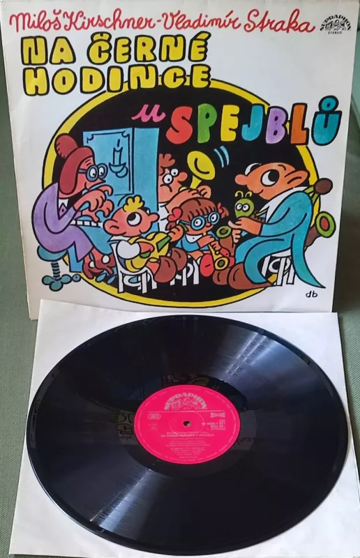 LP Spejbl & Hurvínek Na černé hodince EX-/EX-