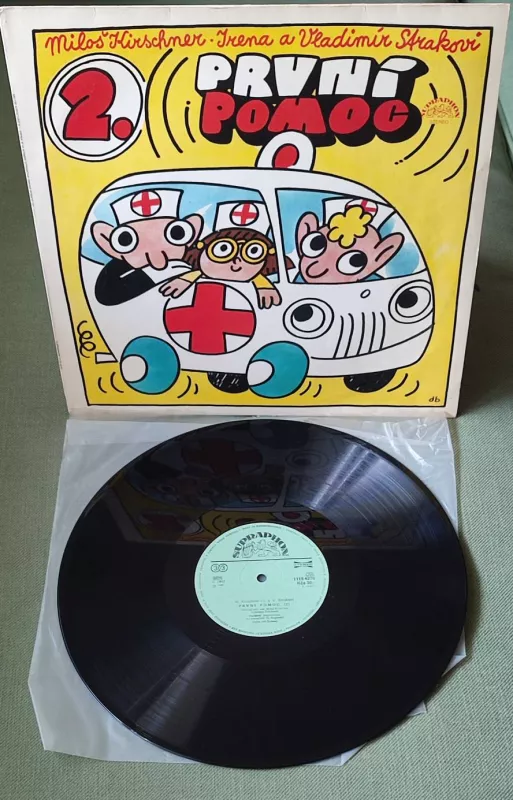 LP Spejbl & Hurvínek První pomoc 2. EX-/VG+